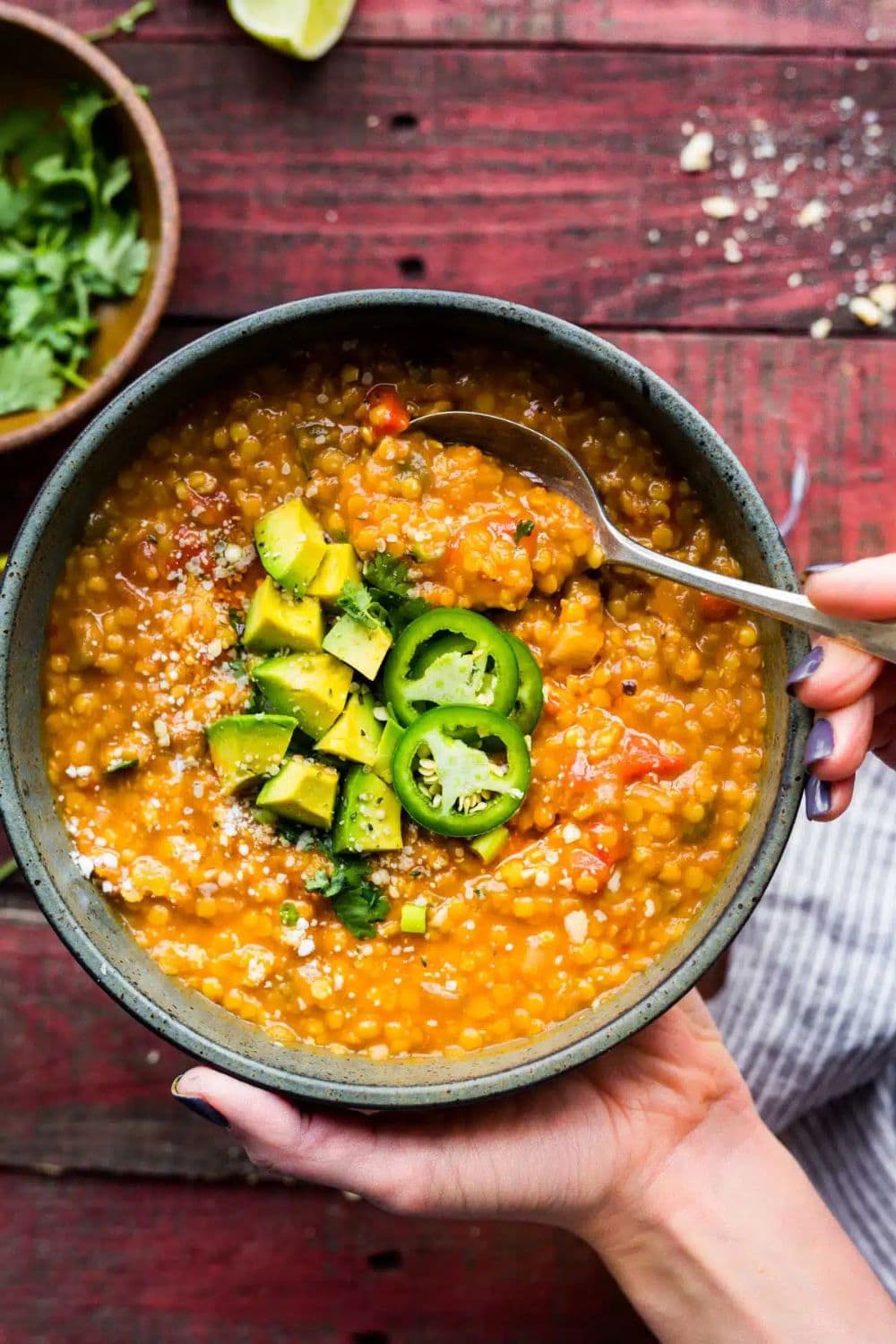 Crock Pot Lentil Chili (Vegan)