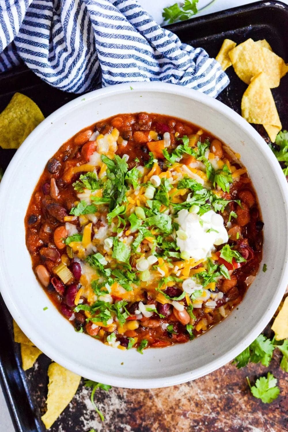 Crockpot Vegetarian Chili