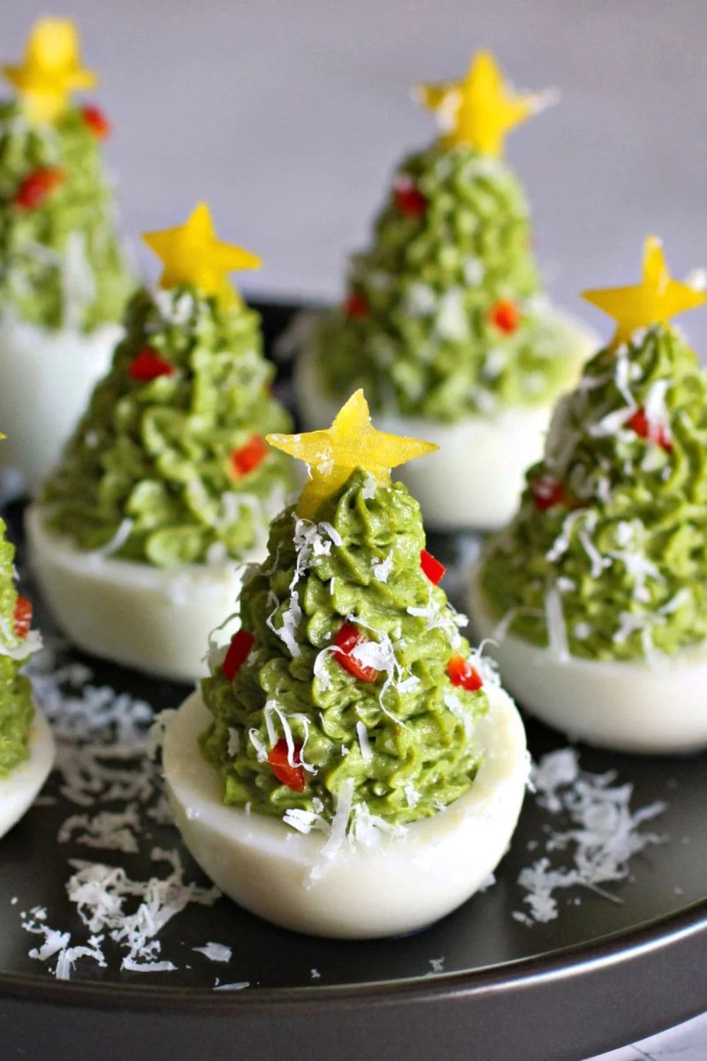 Deviled Egg Christmas Trees.