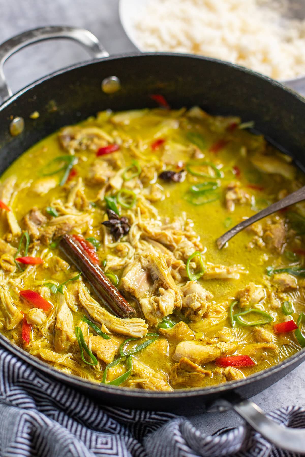 Easy Chicken Curry, Malaysian-inspired.