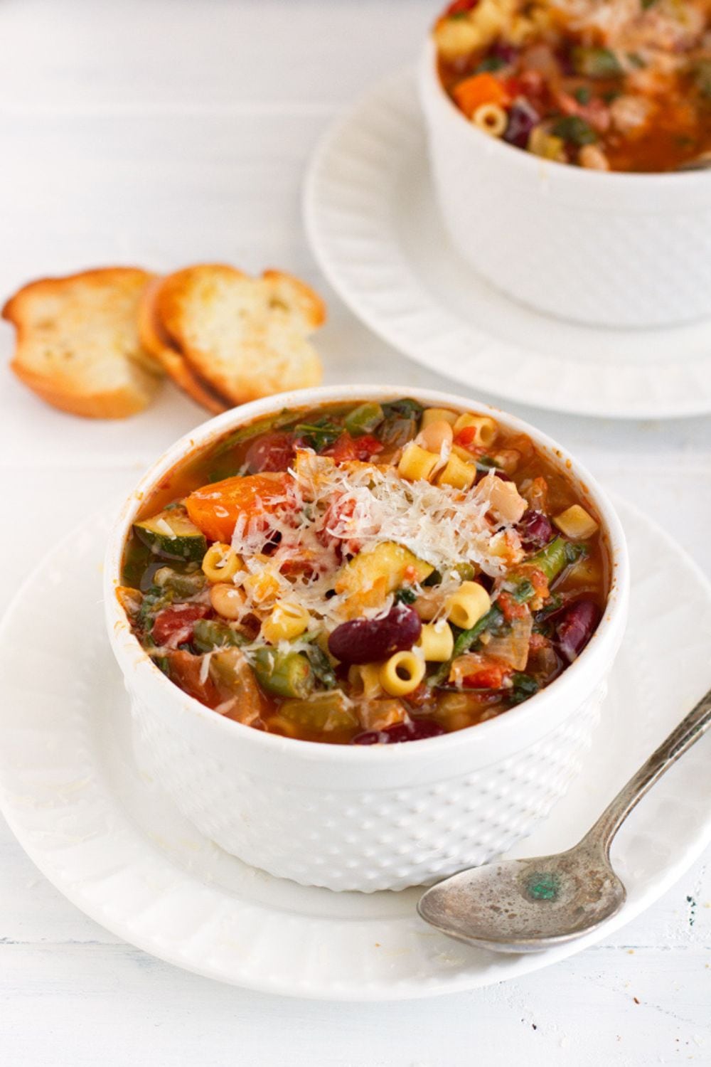 Homemade Minestrone Soup (Slow Cooker)