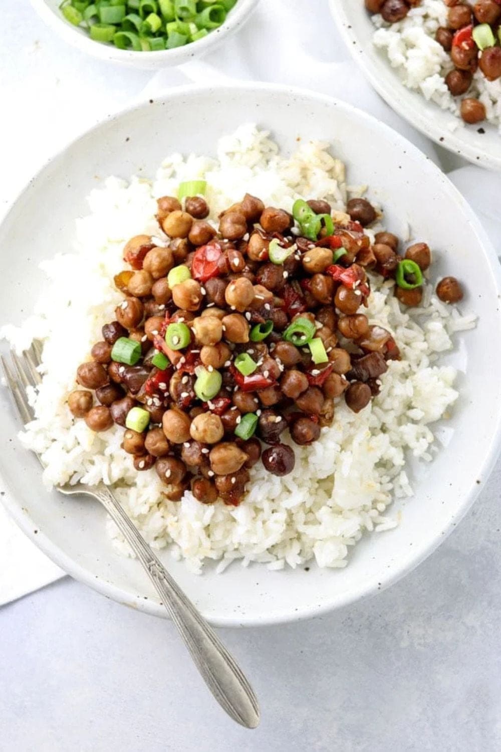 Kung Pao Chickpeas (In A Slow Cooker)