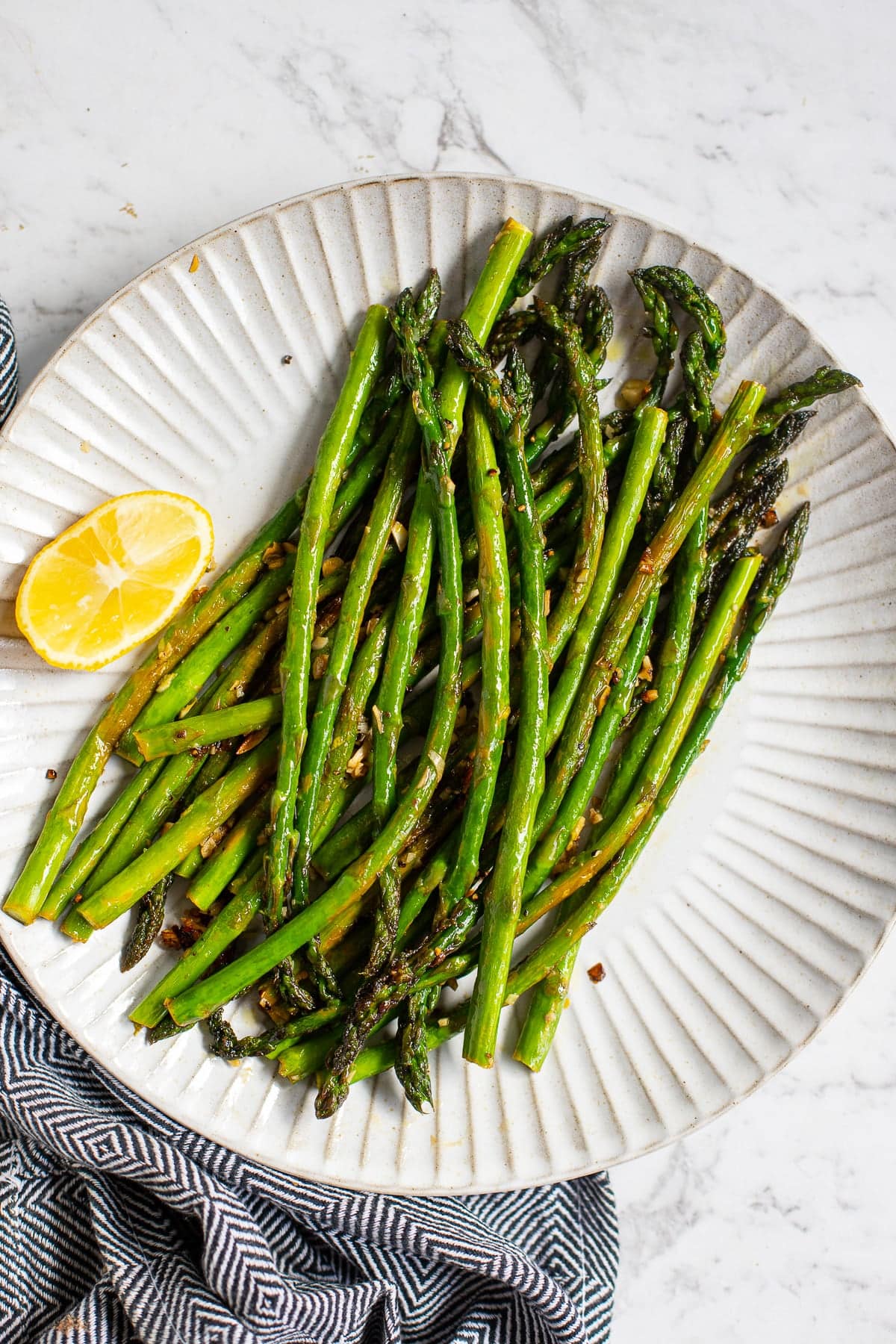 Garlic Lemon Asparagus.