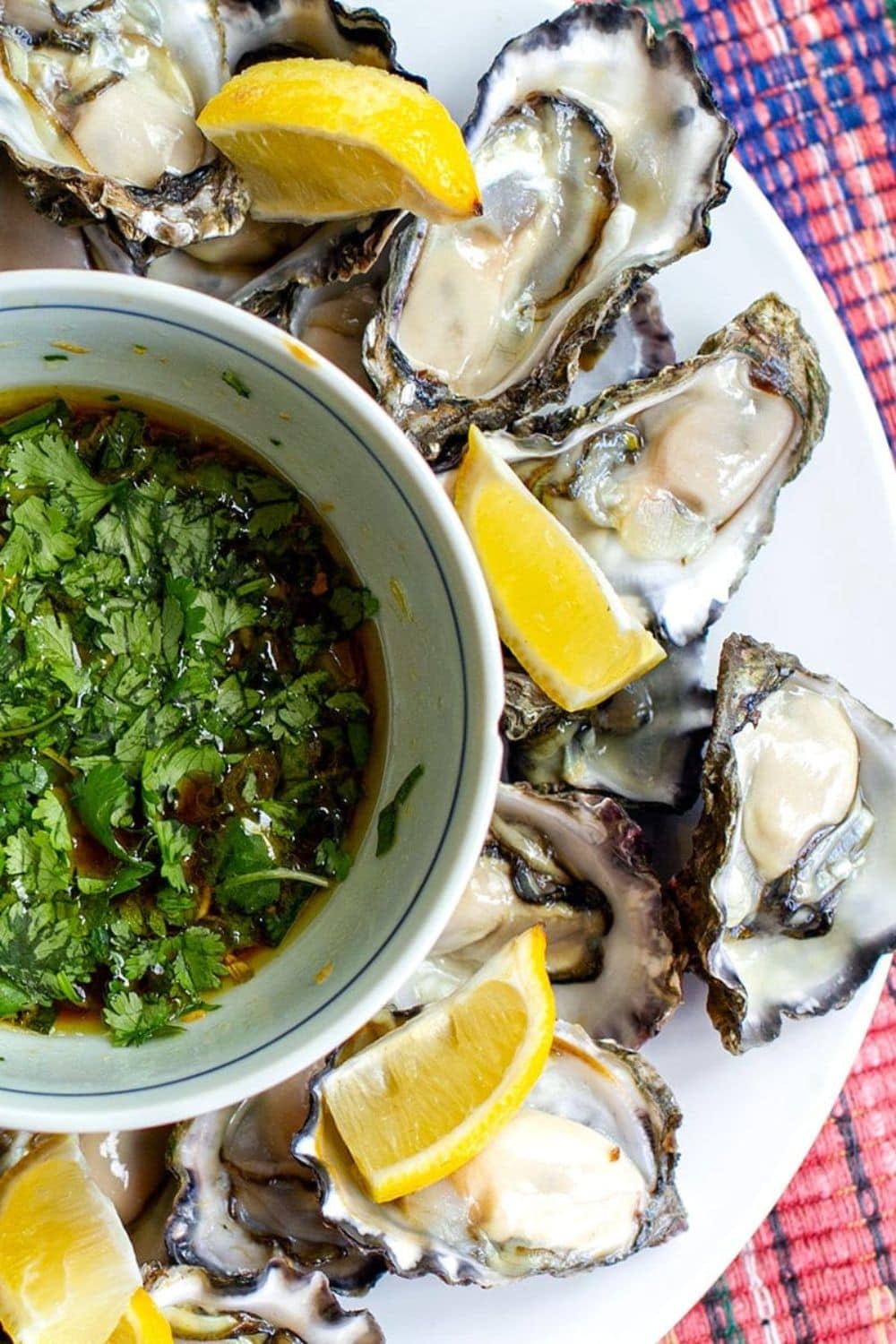 Vietnamese Oysters With Zesty Dressing.