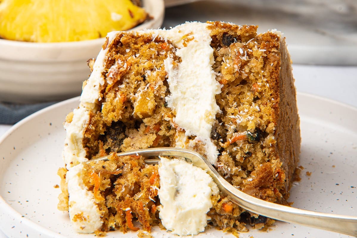 Carrot Pineapple & Coconut Cake