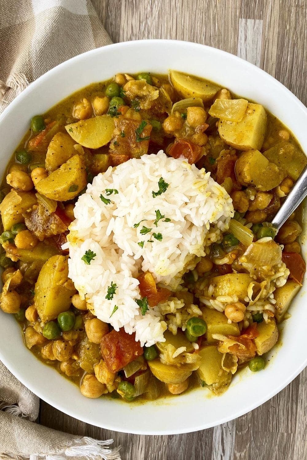 Crockpot Chickpea Potato Curry