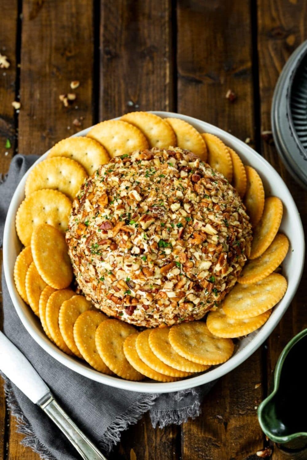 Cheese ball for Christmas