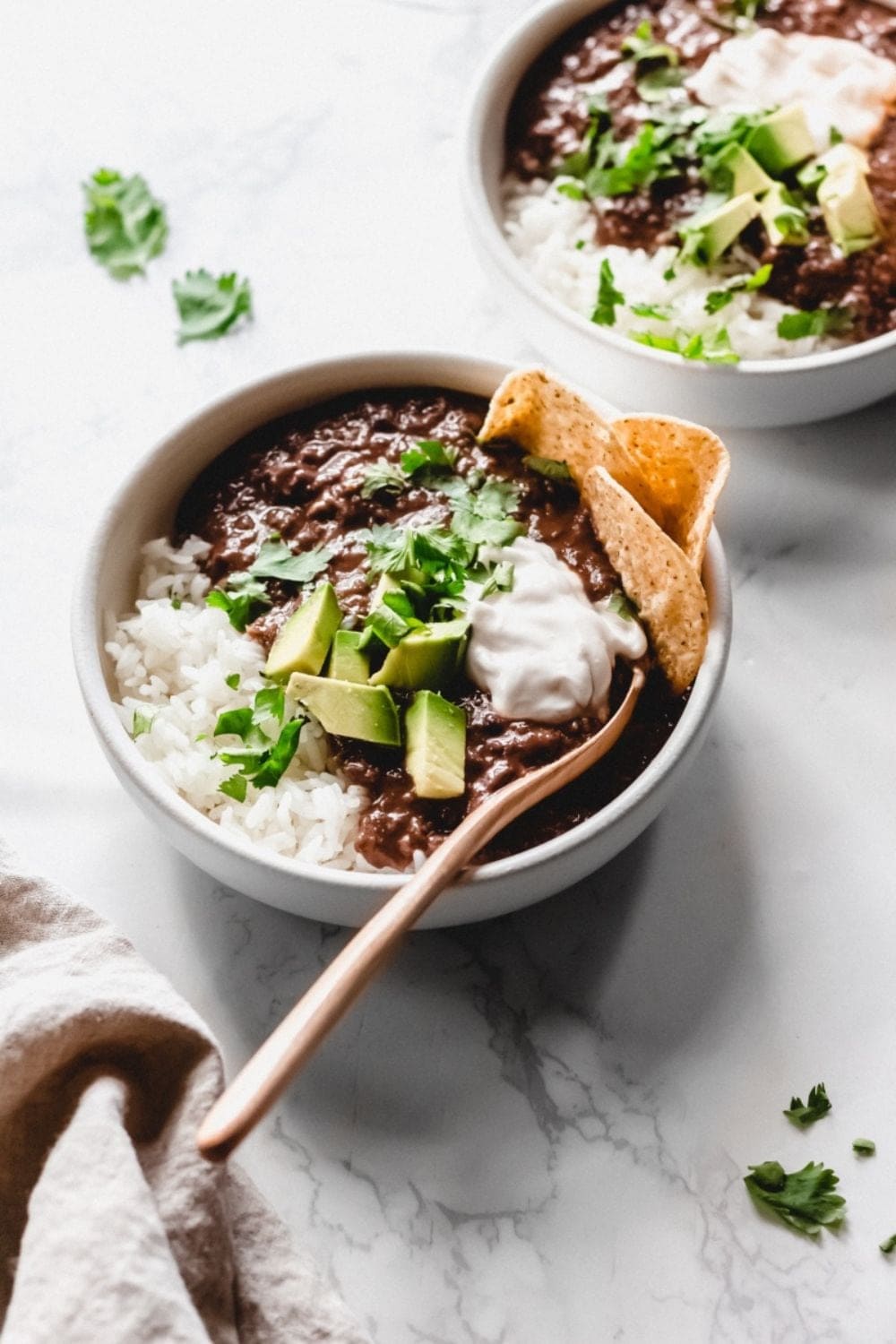 Vegan Slow Cooker Black Bean Soup