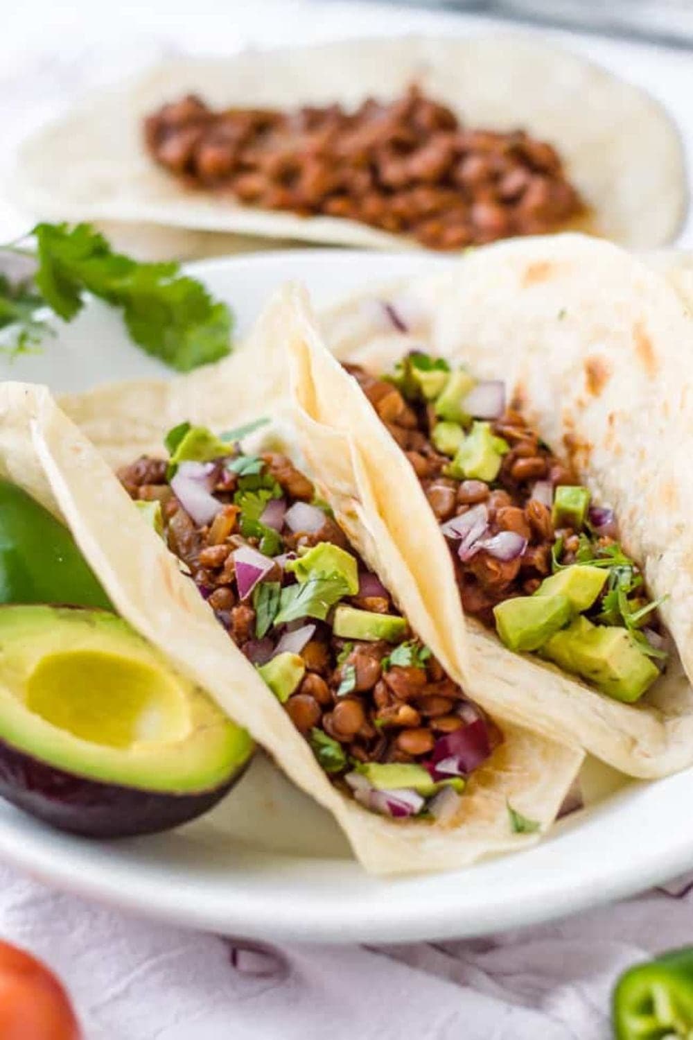 Vegan Slow Cooker Lentil Tacos