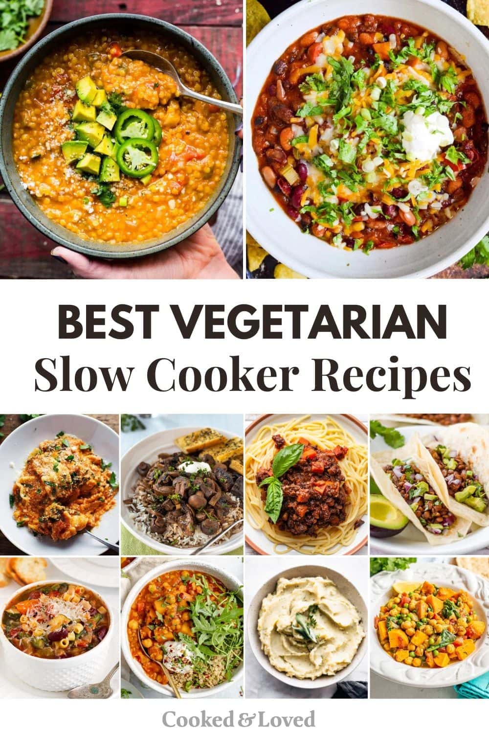 Best Vegetarian Slow Cooker Recipes.