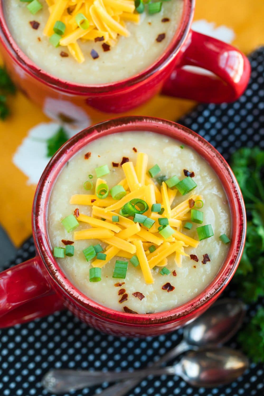 Crock-Pot Veggie Loaded Baked Potato Soup