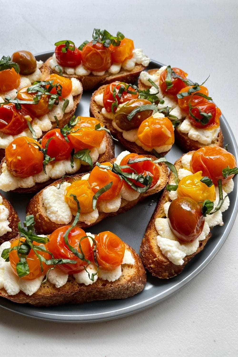 Whipped Ricotta Crostini.