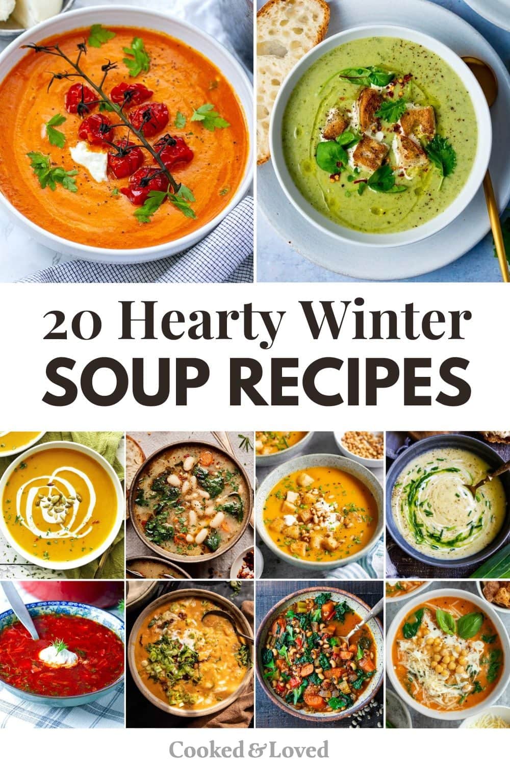 These best winter soup recipes will bring all the warmth and coziness to your winter days. With each recipe, you’ll find delicious, soul-warming soup recipe perfect for cold-weather comfort.