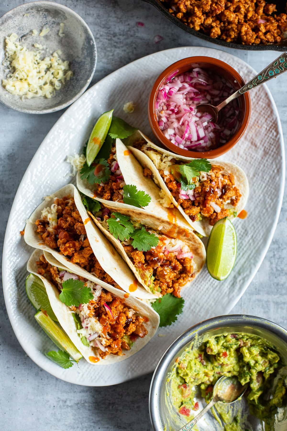 BBQ chicken tacos