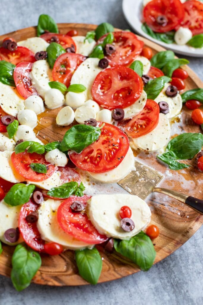 Italian appetizers caprese salad