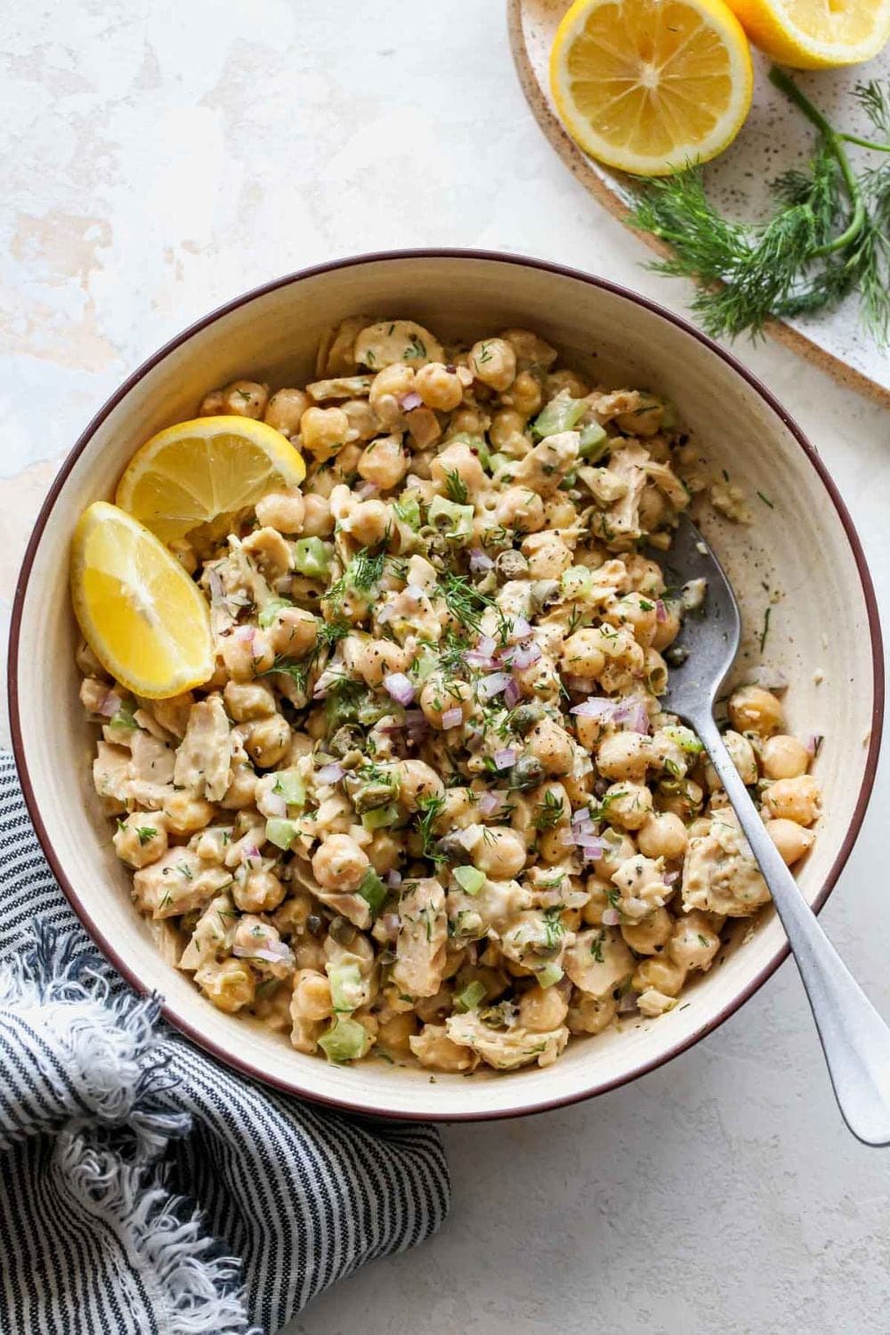 10 Minute Chickpea Tuna Salad
