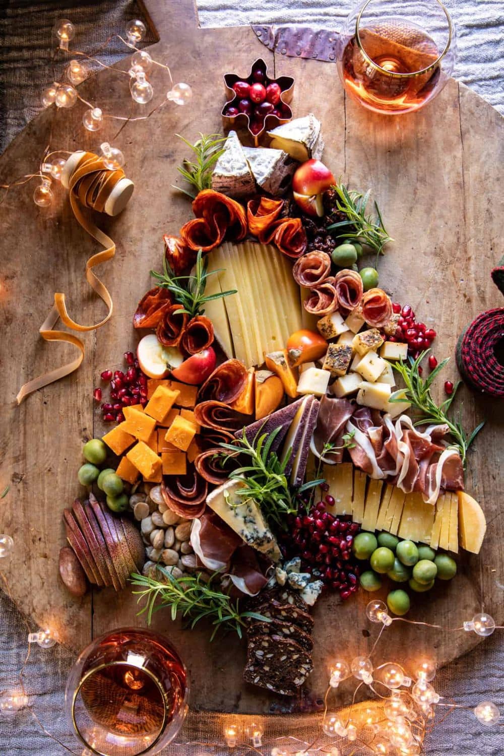 Christmas Tree Cheese Board