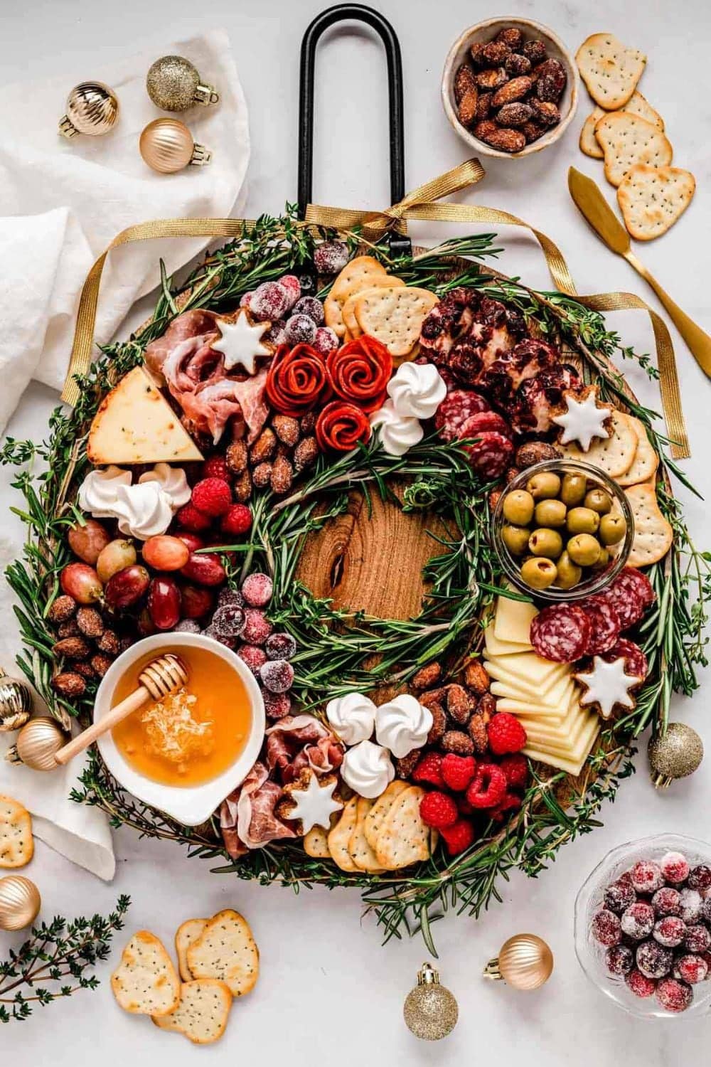 Christmas Wreath Charcuterie Board