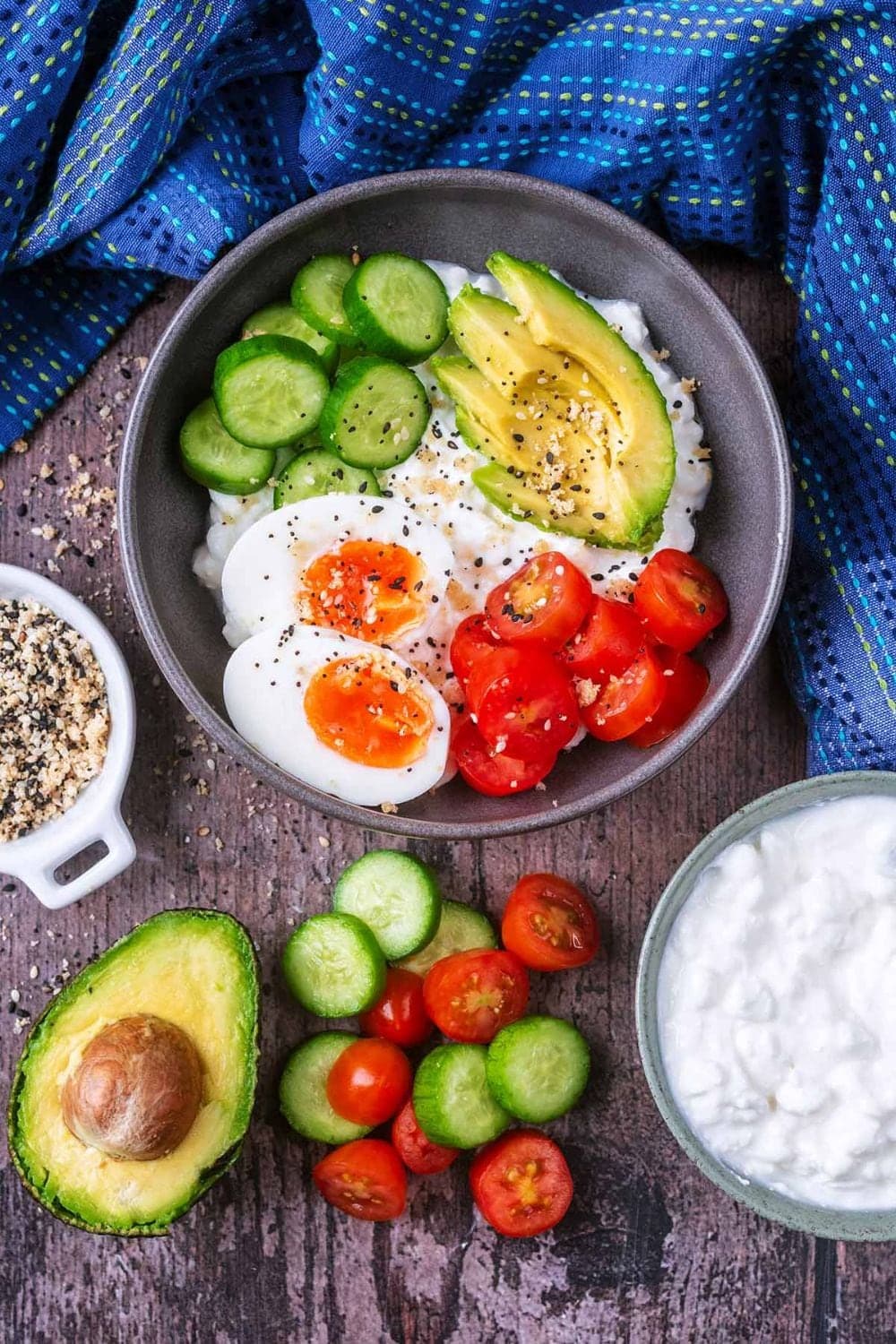 High Protein Cottage Cheese Bowl