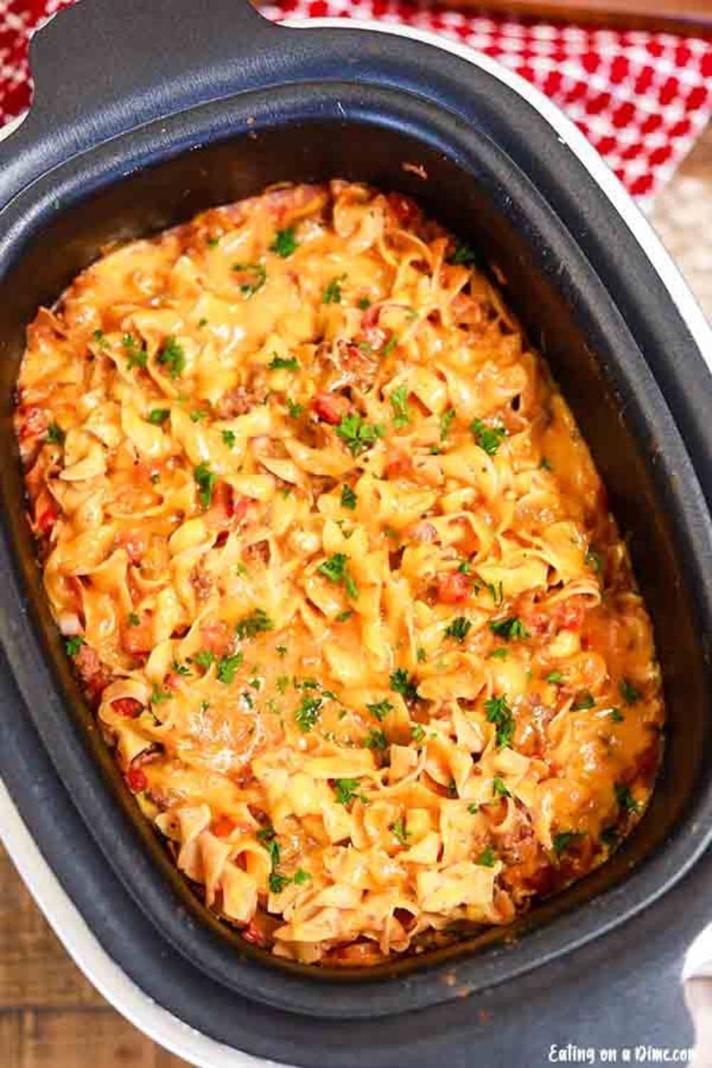 Crockpot Beef And Noodles Casserole