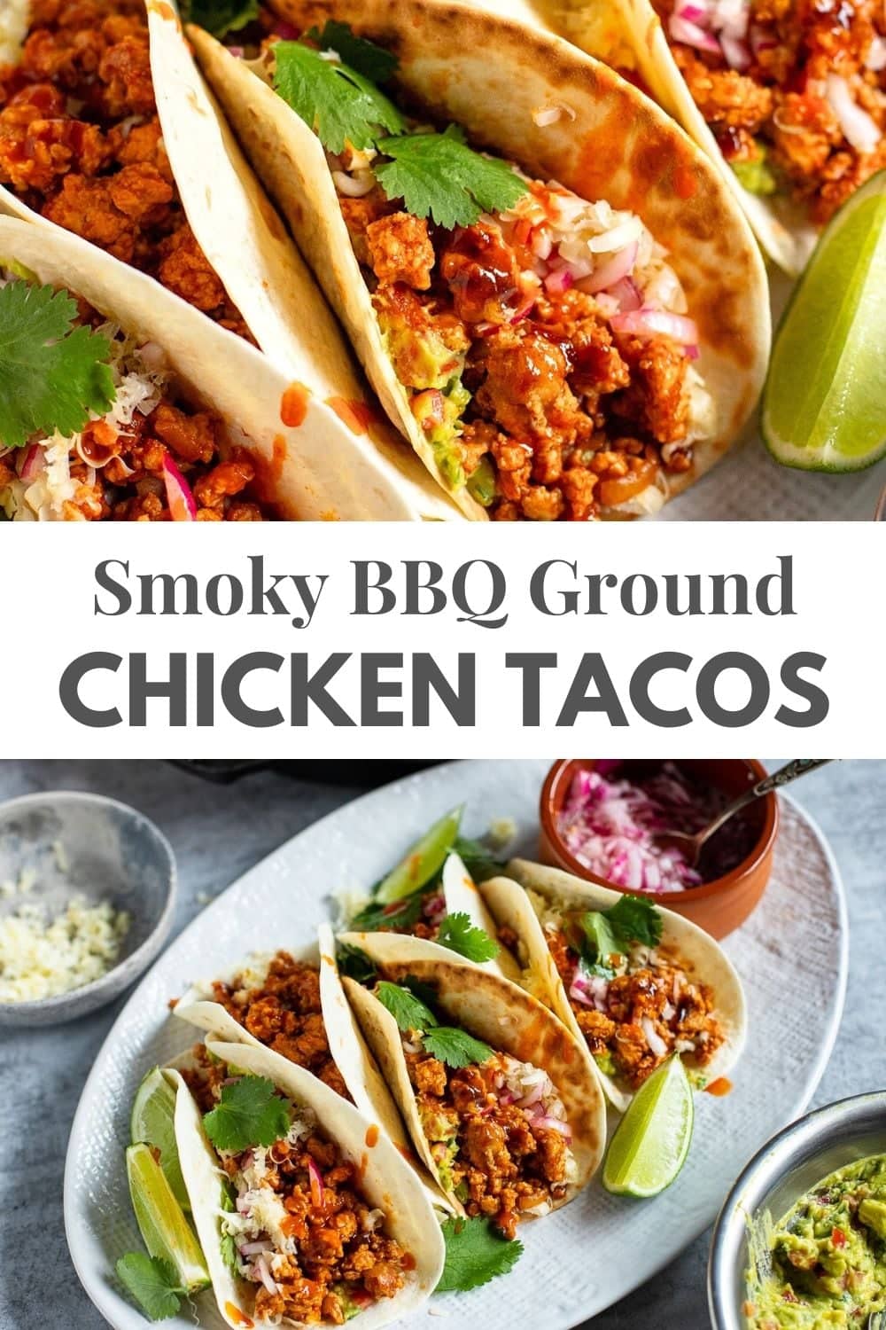 BBQ Ground Chicken Tacos