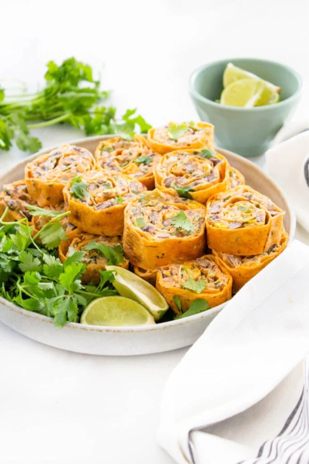 Simple Vegan Taco Pinwheels