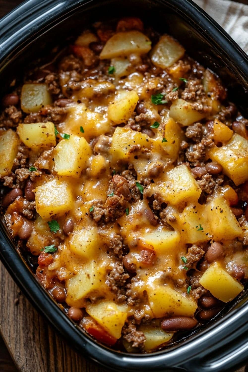 Slow Cooker Cowboy Casserole