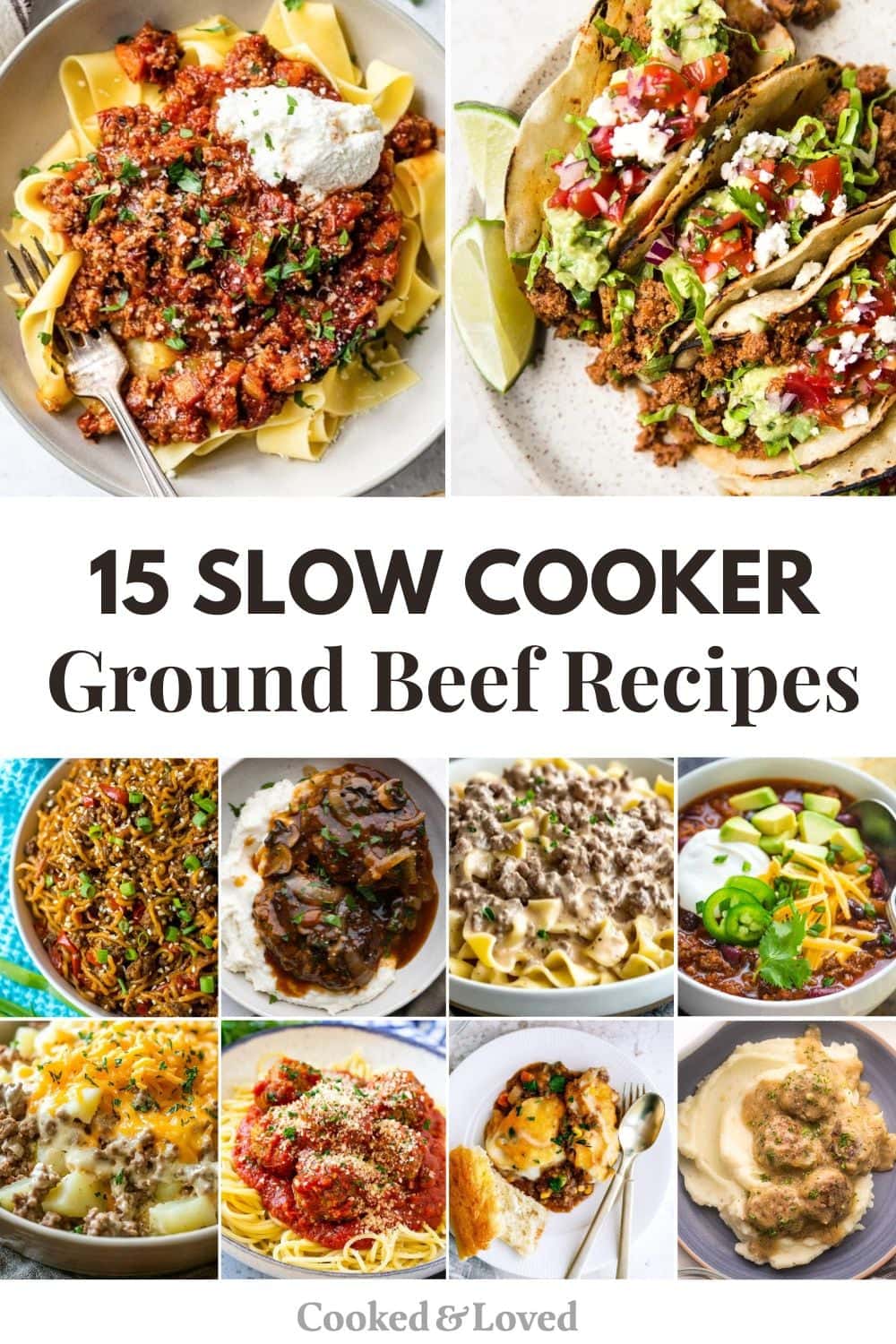 Best Slow Cooker Ground Beef Recipes