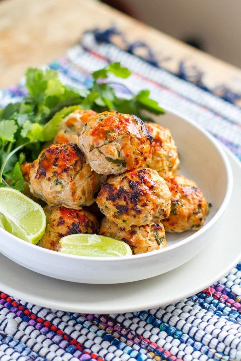 Baked Turkey Zucchini Meatballs.