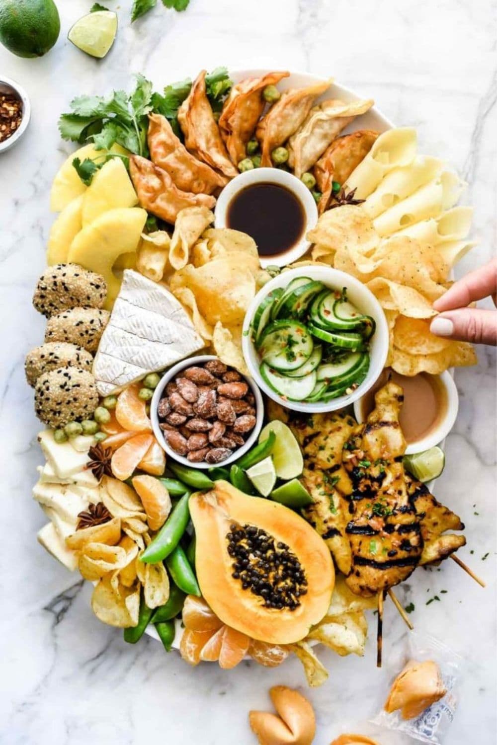 Asian-Inspired Cheese Board