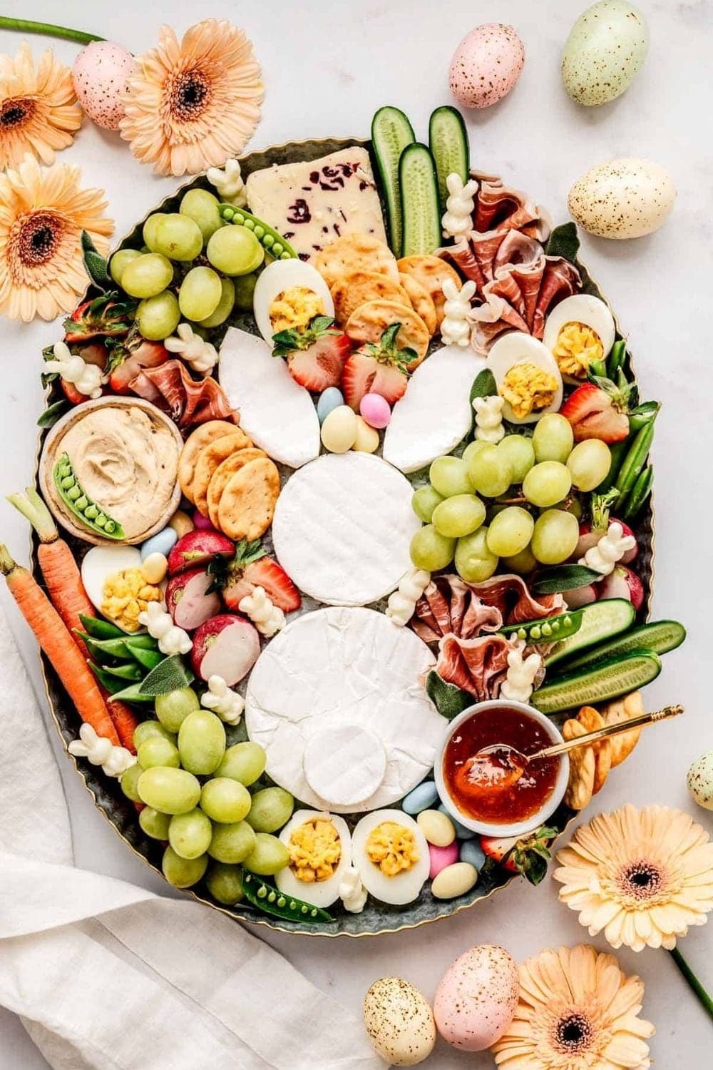 Easter Bunny Charcuterie Board