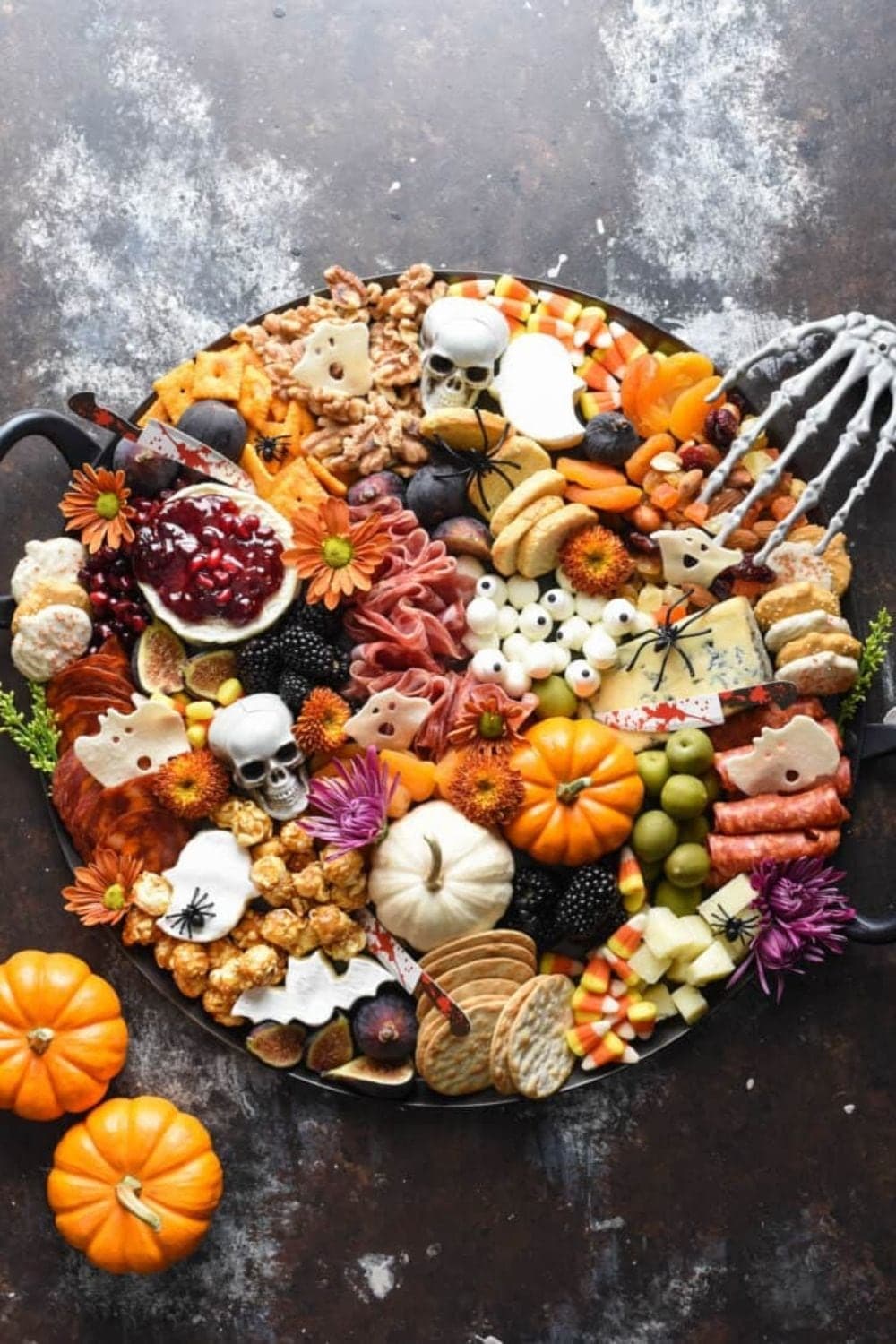 Spooky Charcuterie Board for Halloween