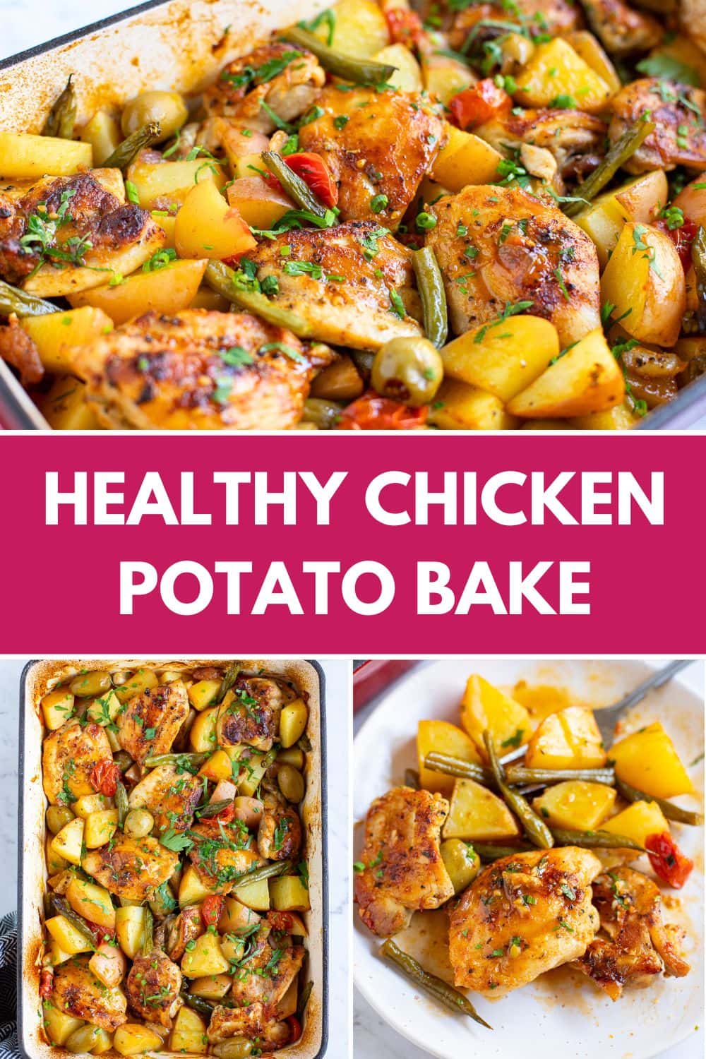 Healthy Chicken Potato Bake