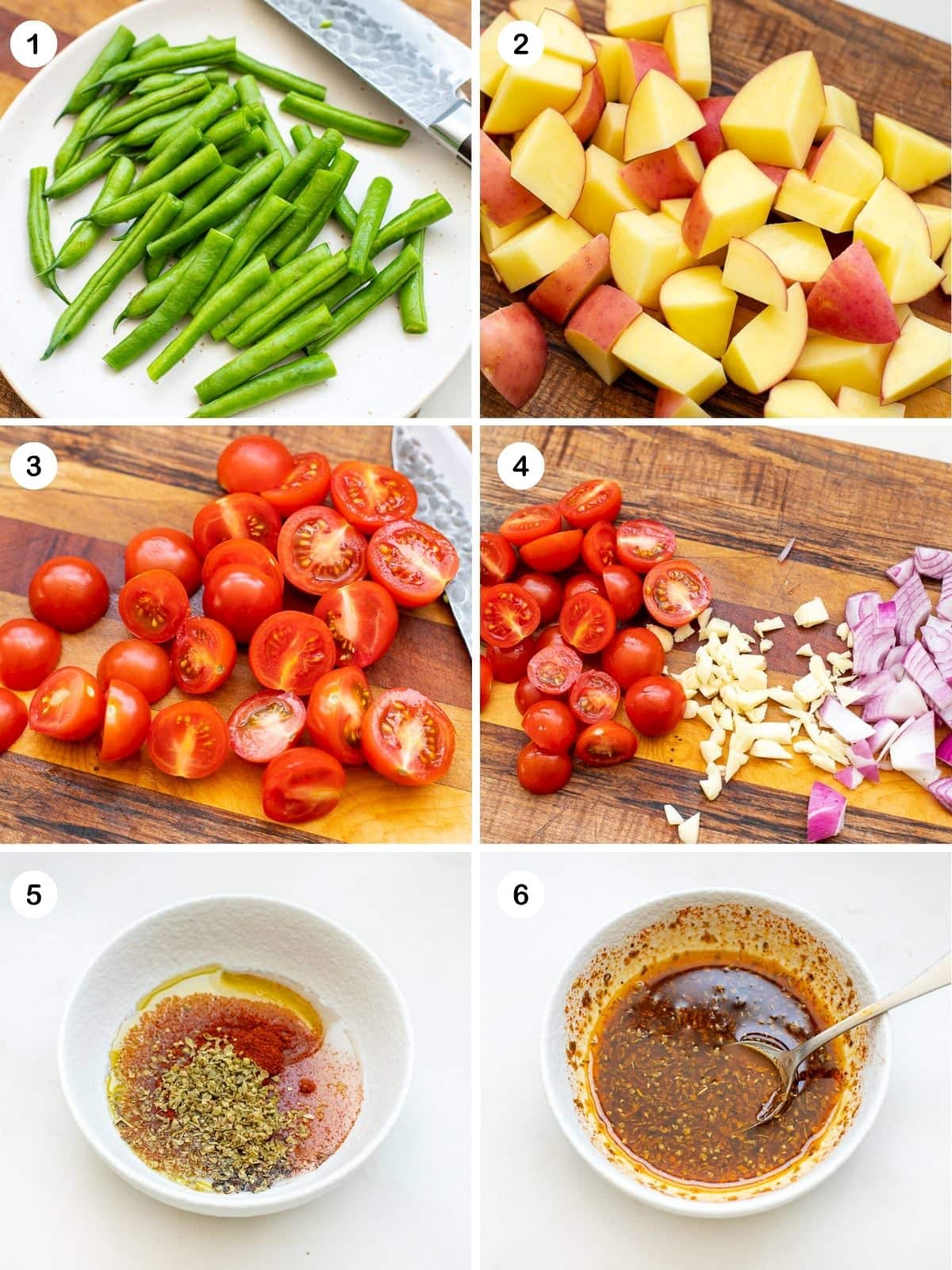 Prep ingredients and mix the sauce for this dish.