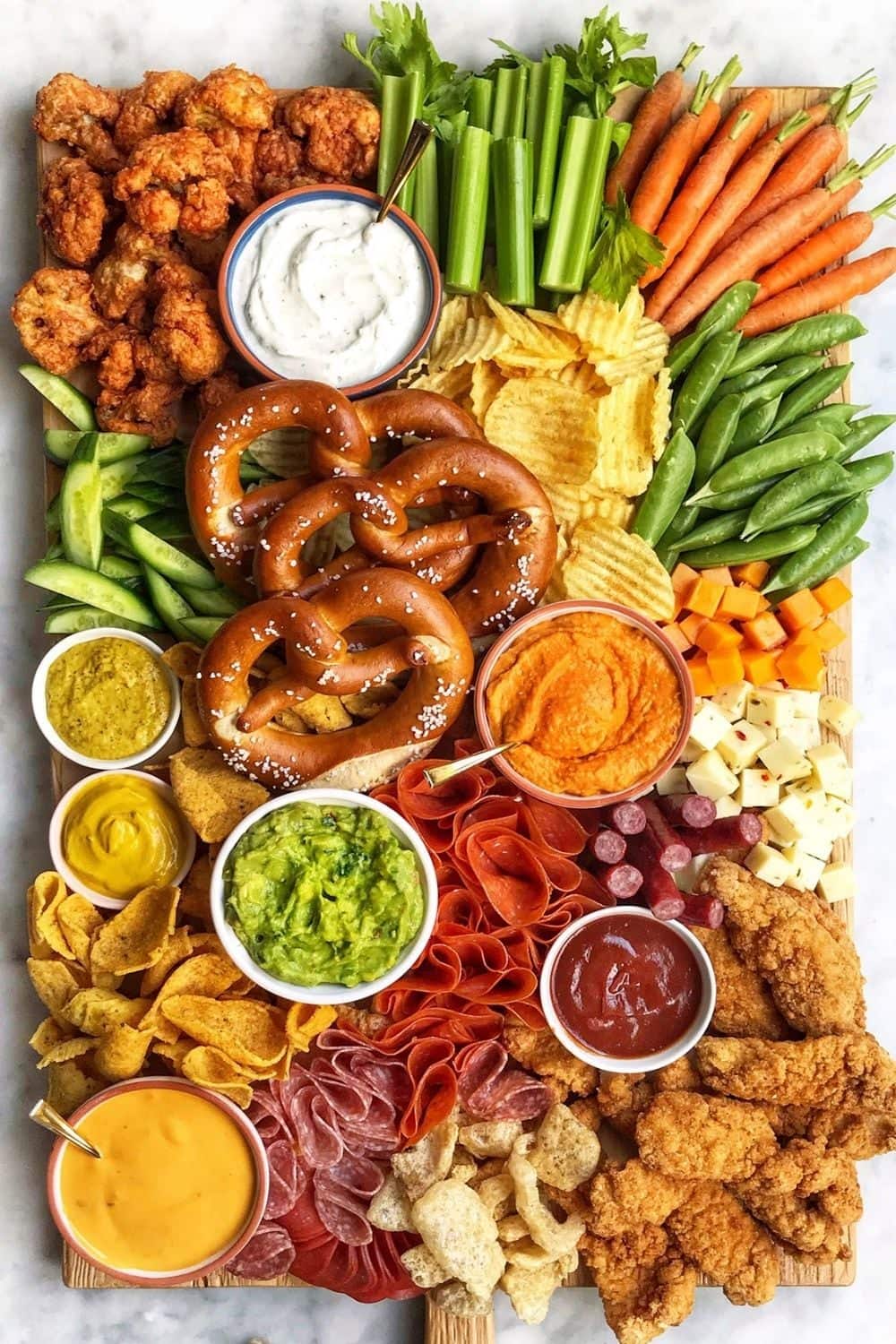 Game Day Charcuterie Board