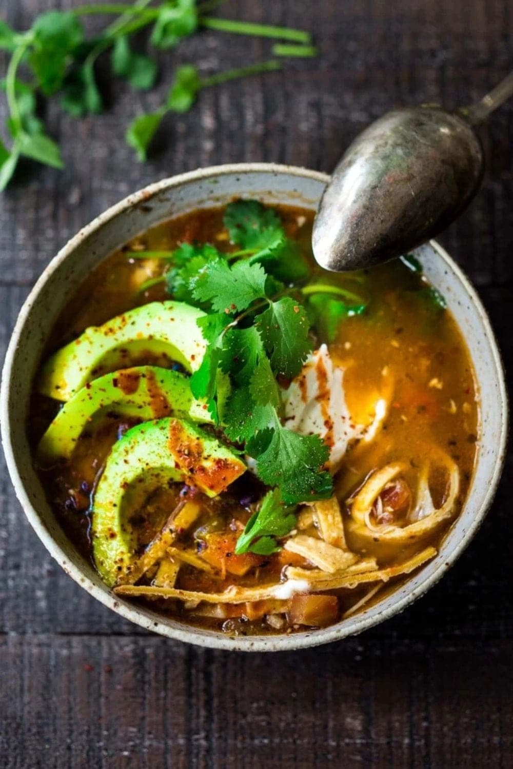 Chicken Tortilla Soup (Instant Pot or Stovetop)