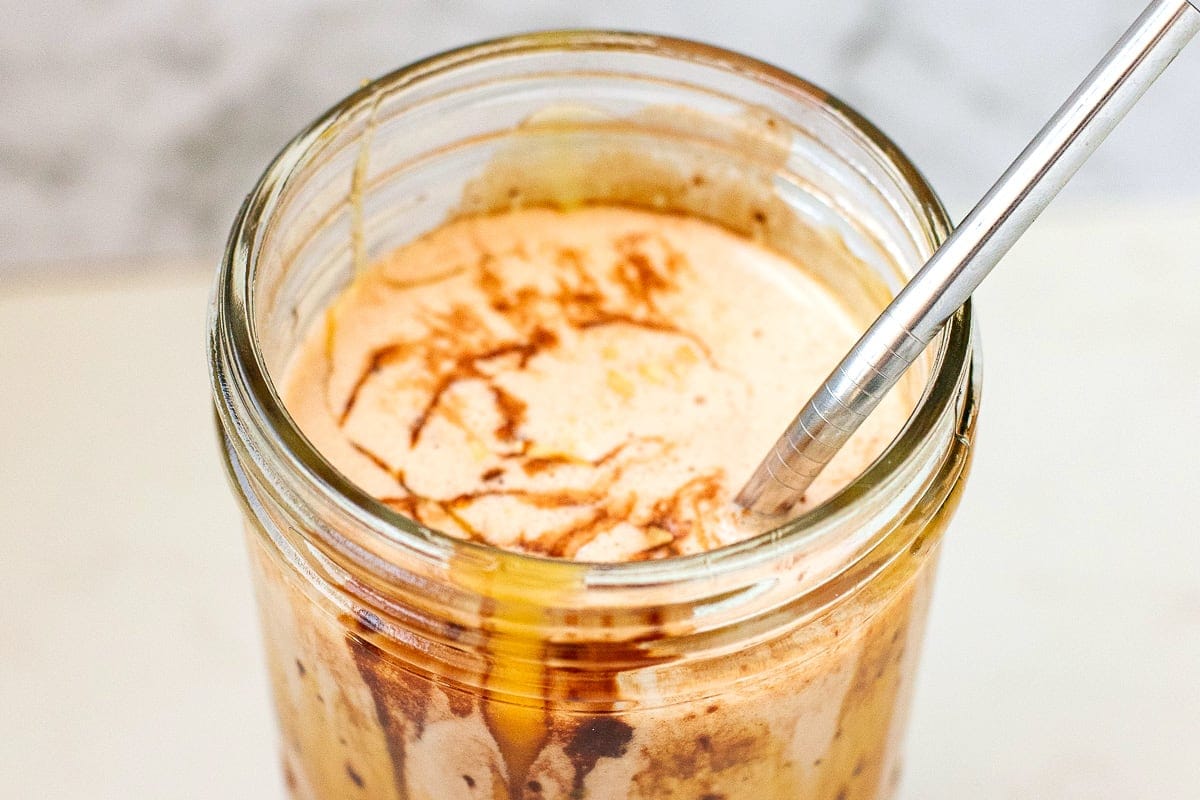 protein shake snickers