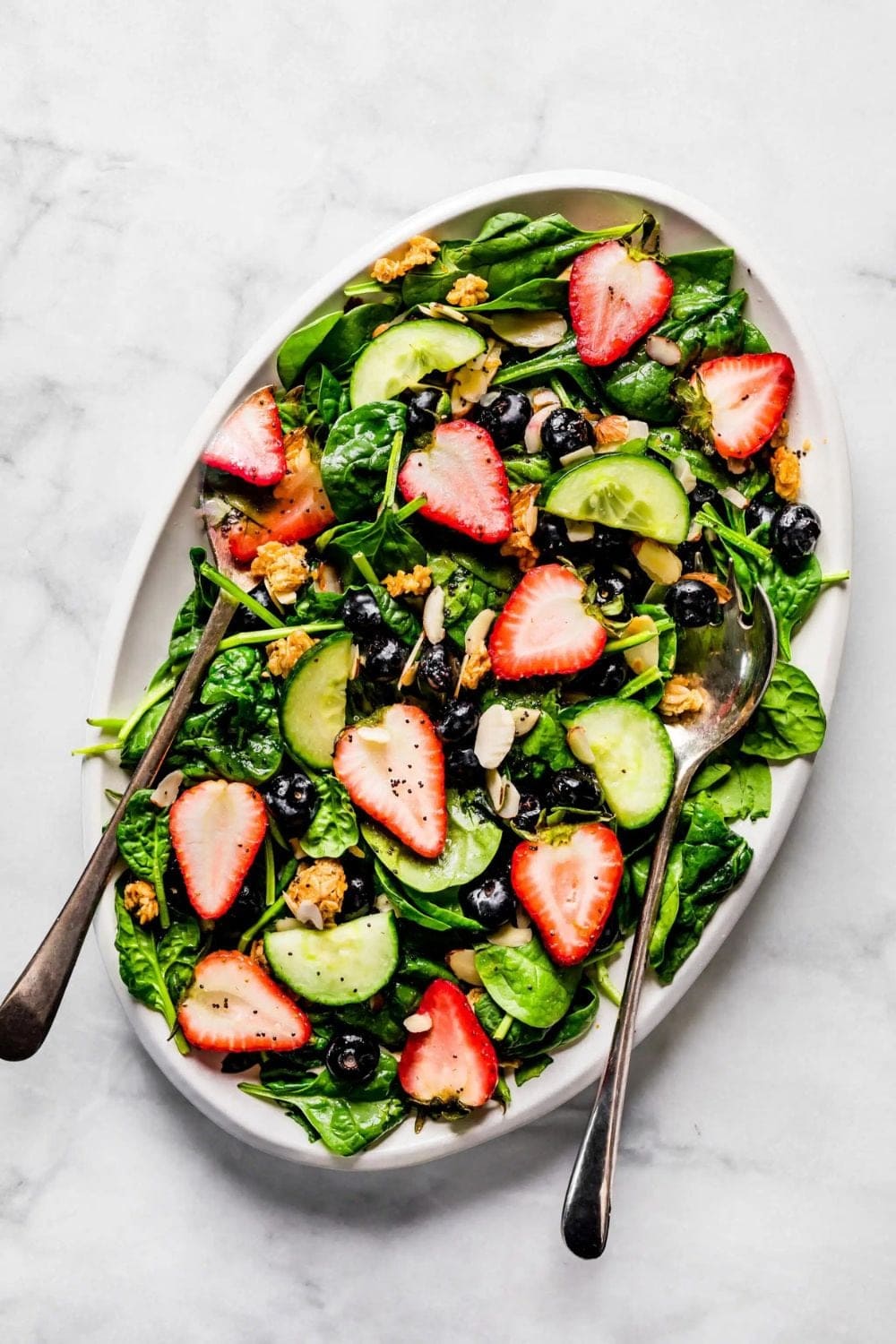 Strawberry Spinach Salad With Poppyseed Dressing