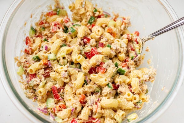 pasta salad with tuna
