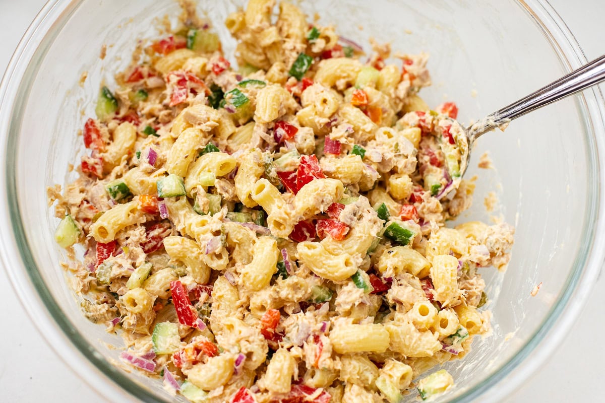 pasta salad with tuna