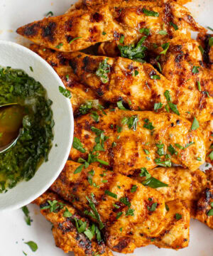 Grilled Chicken Tenders.