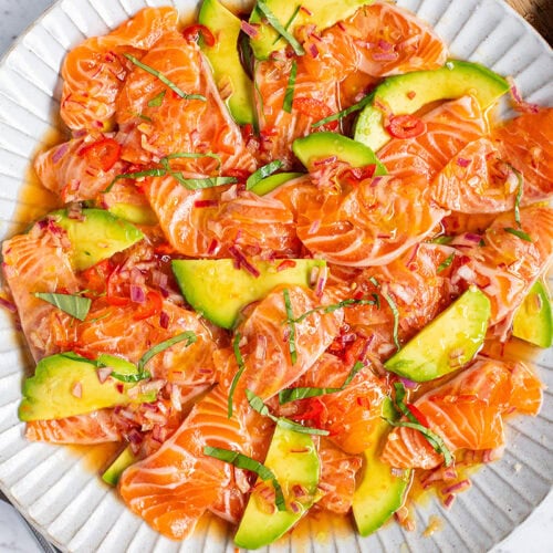 Salmon Crudo