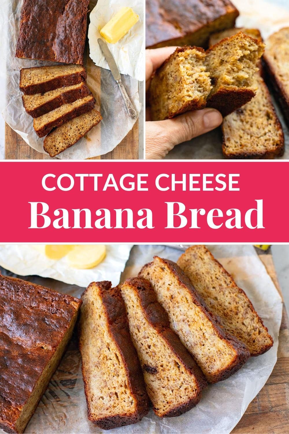 Cottage Cheese Banana Bread