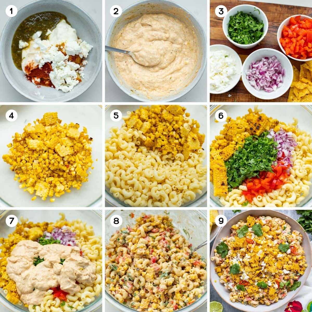 Make the dressing, chop the ingredients, and assemble.