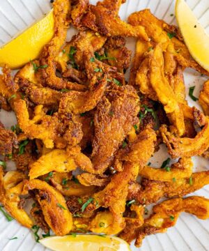 Crispy Oyster Mushrooms (pan-fried)