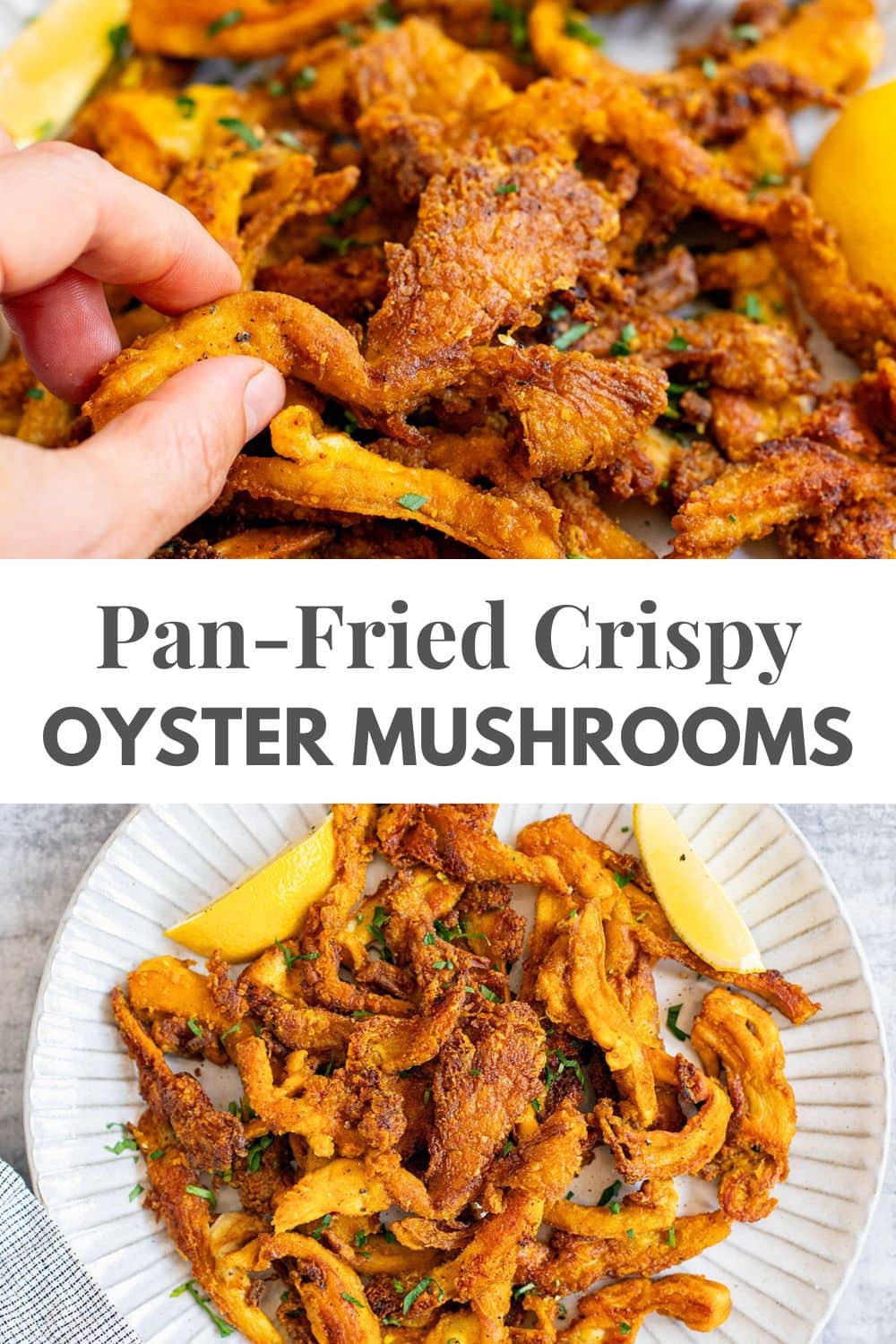 Pan-Fried Crispy Oyster Mushrooms