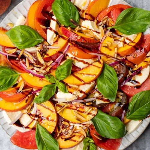 Peach Caprese Salad