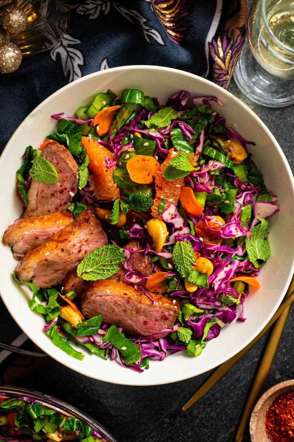 Seared Duck Salad with Hoisin Marmalade Glaze