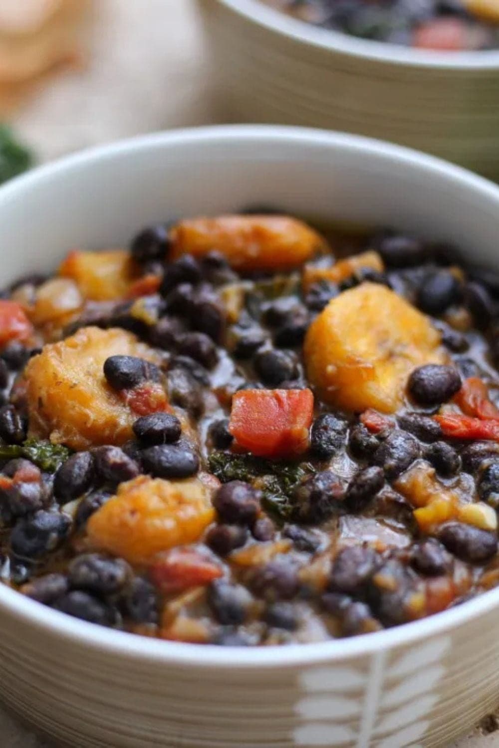 Black Bean and Plantain Stew
