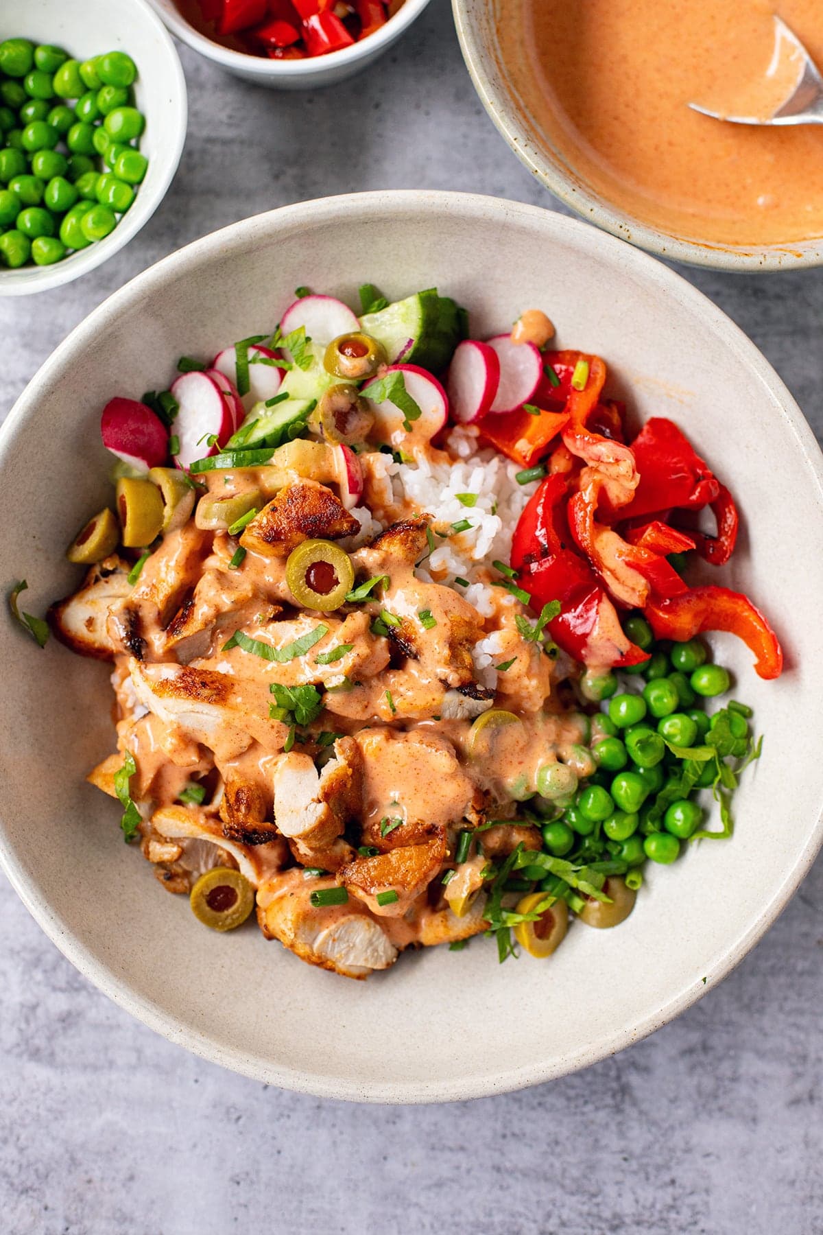Creamy Peri Peri Chicken Bowl